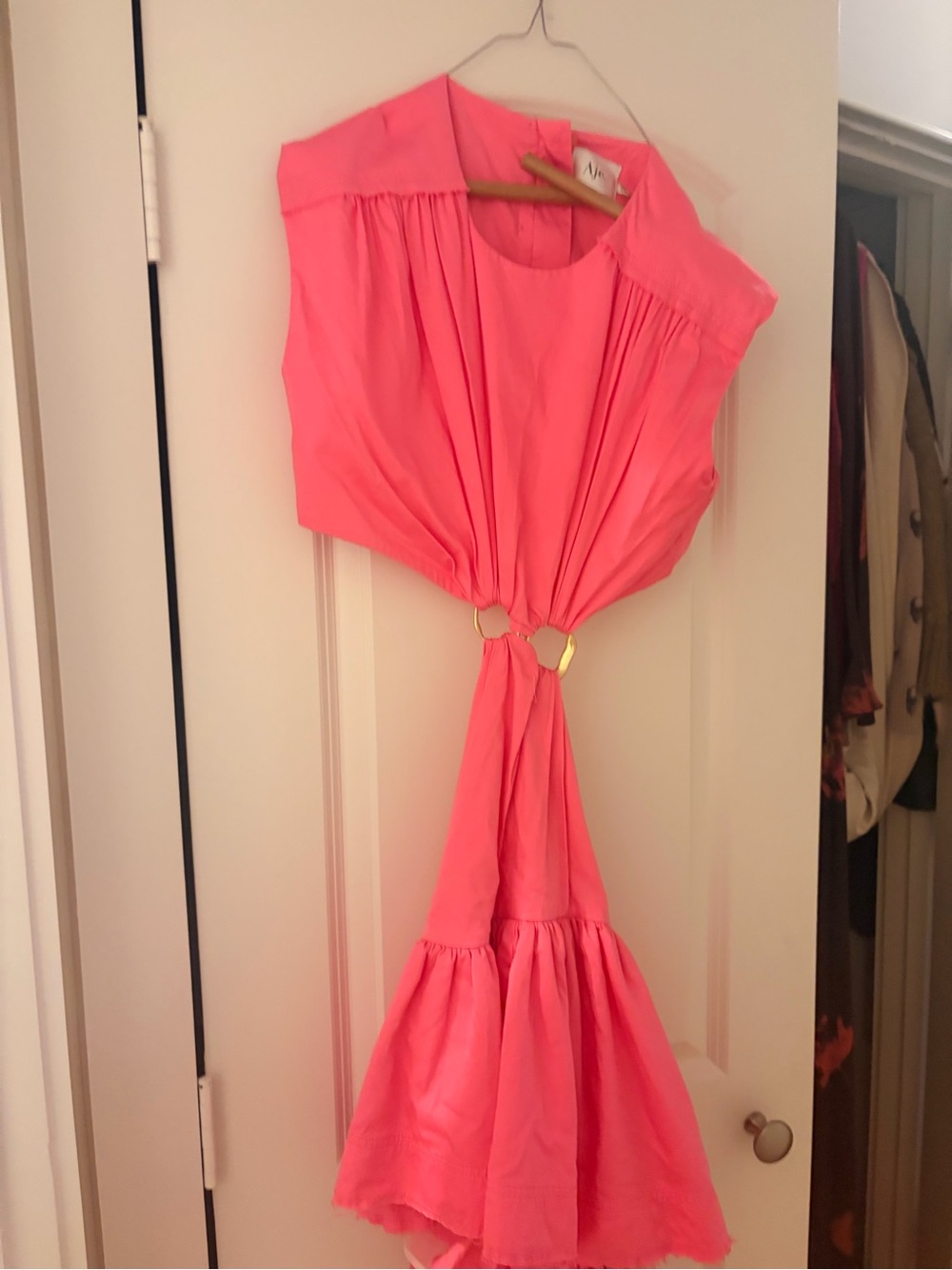 Aje solstice ring Pink Cutout Ring Waist Dress - Picture 4 of 7
